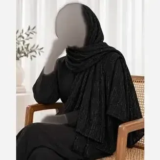 شال نخی برشکا لمه منگوله دار قواره 180 در 54 سانت